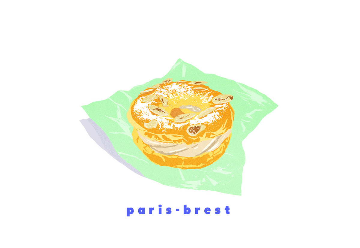 pastry pastel frenchdessert digitalpainting Food 