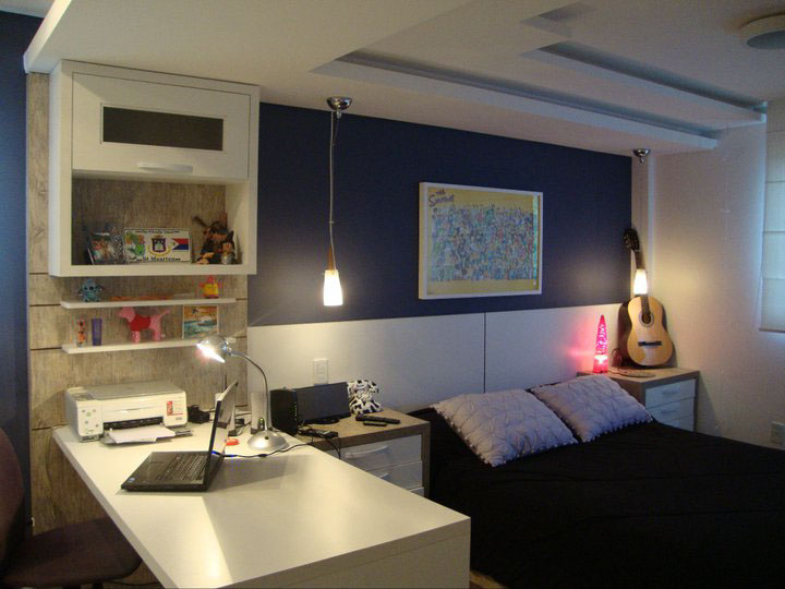 apartments apartamento Brazil Interior interni colorful tv