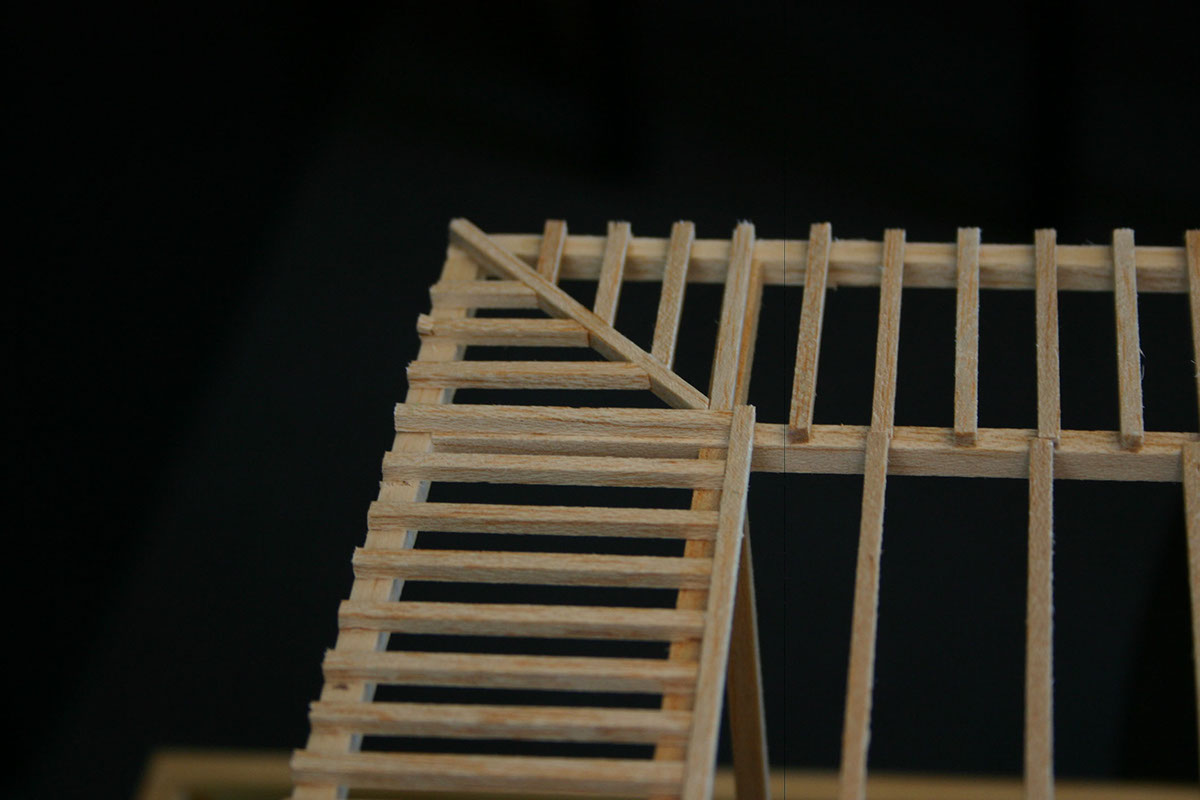 model maquette comptoirs de l'architecture Balsa bois maquette bois wood wooden architecure wooden house