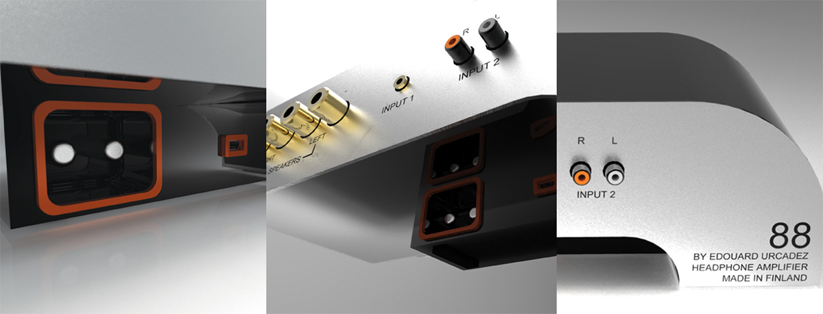 Fiskars headphone amplifier Electronics product concept