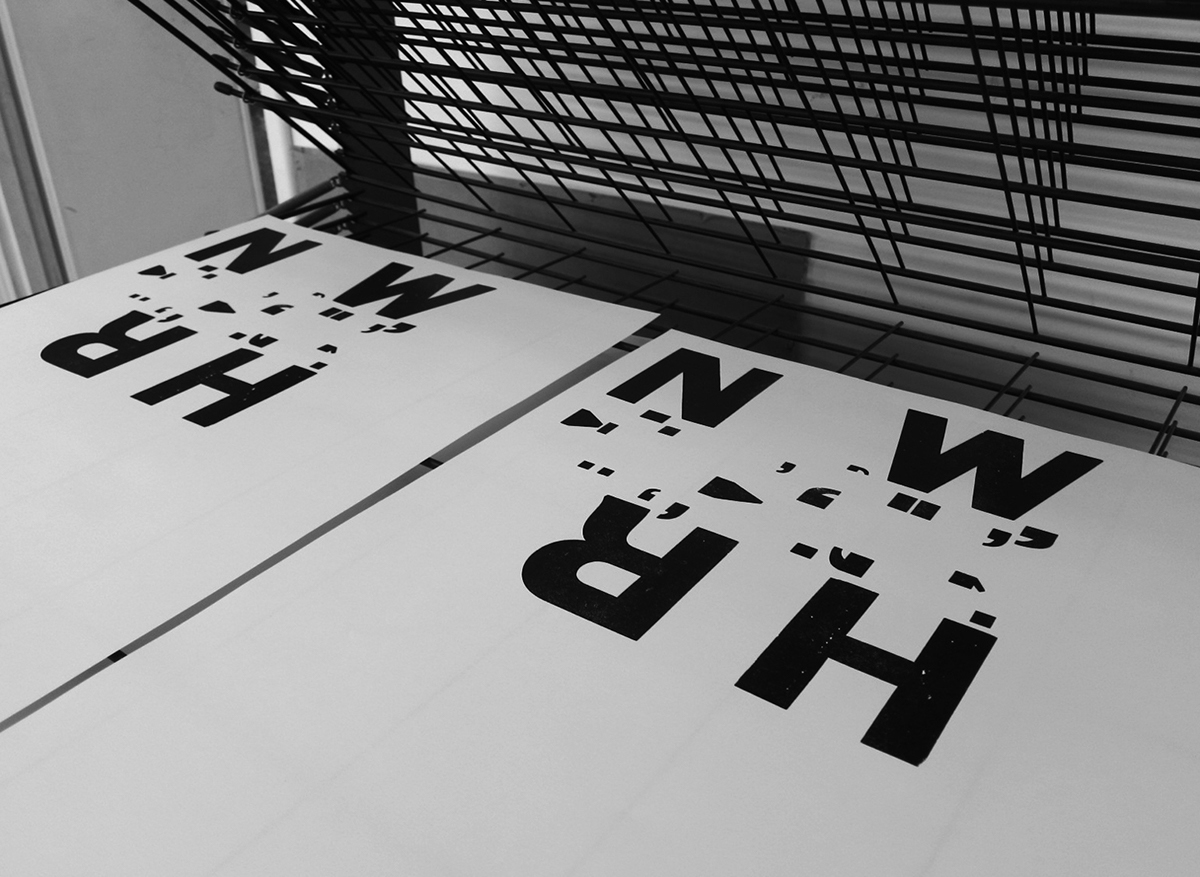 letterpress map Printing heygate estate southwark London elephant and castle poster Workshop type punctuation letter Typographic London Social housing