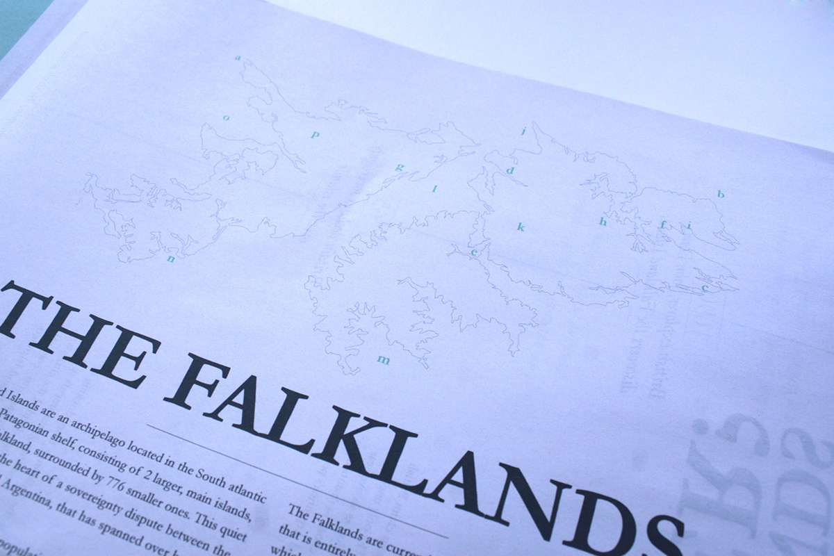 falklands islas malvinas newspaper publication