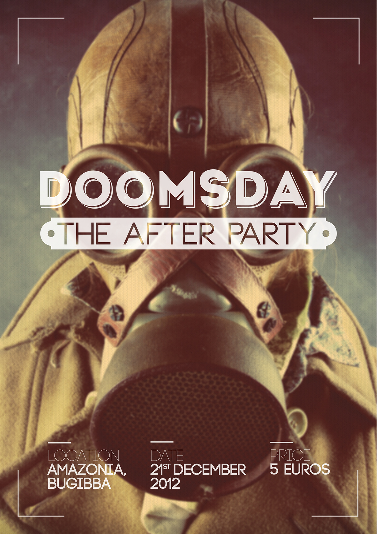 doomsday end of the world December party Event photo manipulation