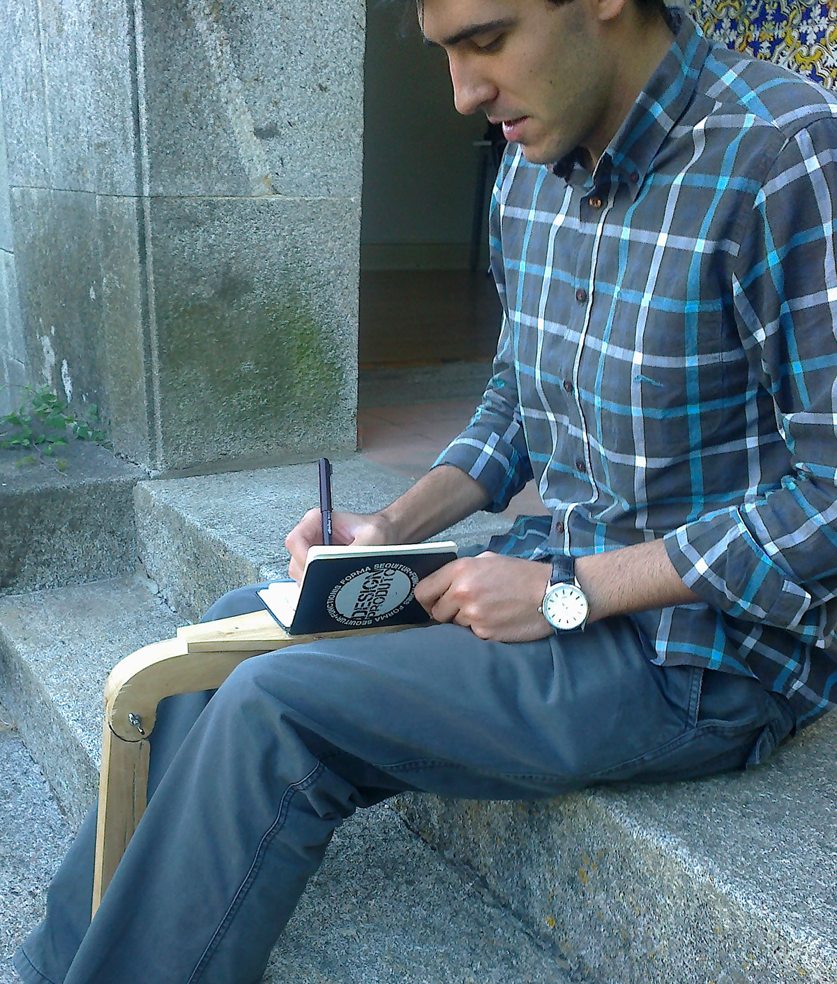 urban sketchers sketcher draw support holder portable Urban Ergonomics Ergonomia ergonomic