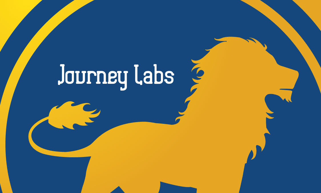 journey labs lab Sammy Sayles   logo lion circle animal Cat print wallpaper