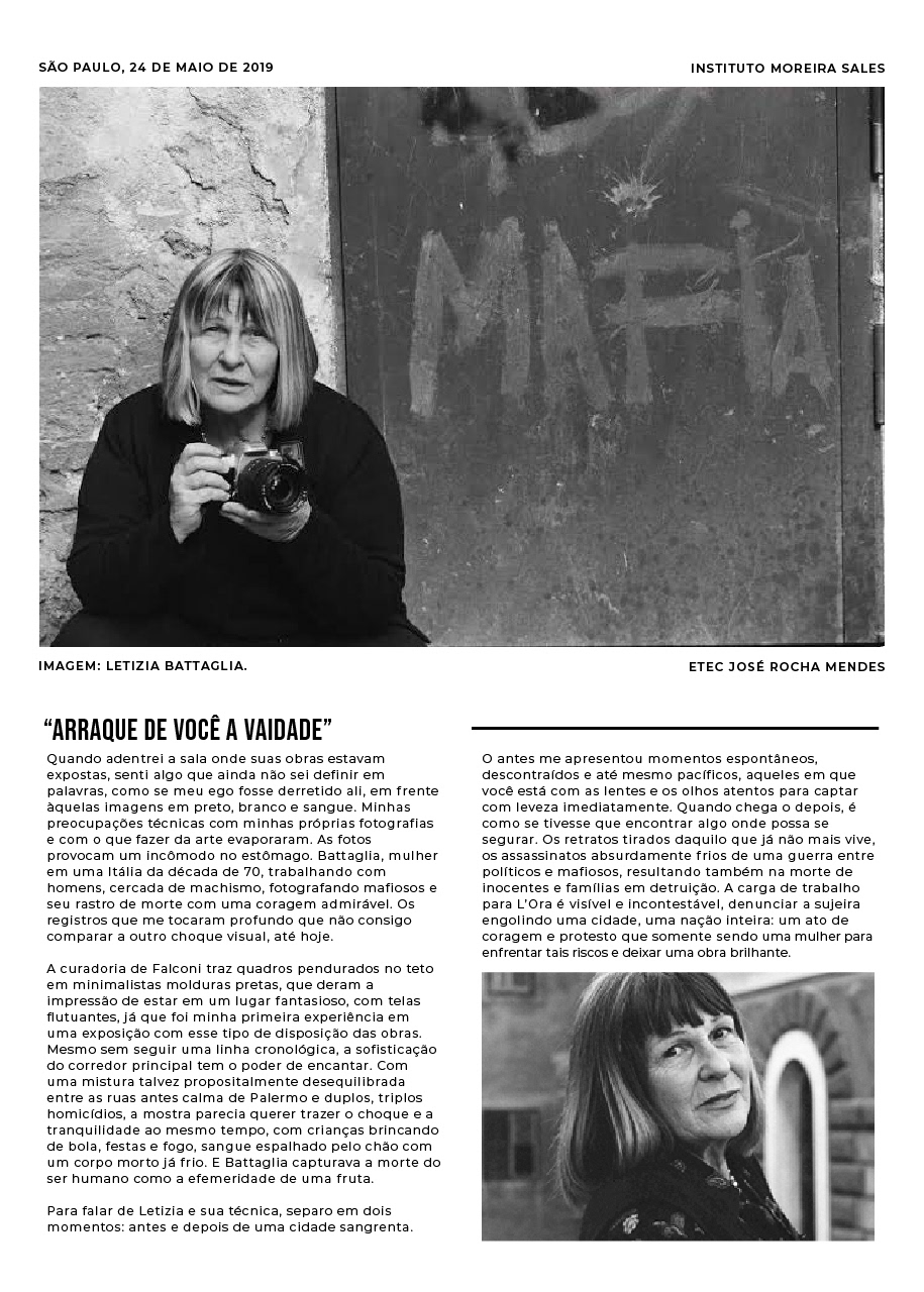 Fotografia Photography  IMS woman diagramação jornalism LETIZIA BATTAGLIA magazine Palermo revista