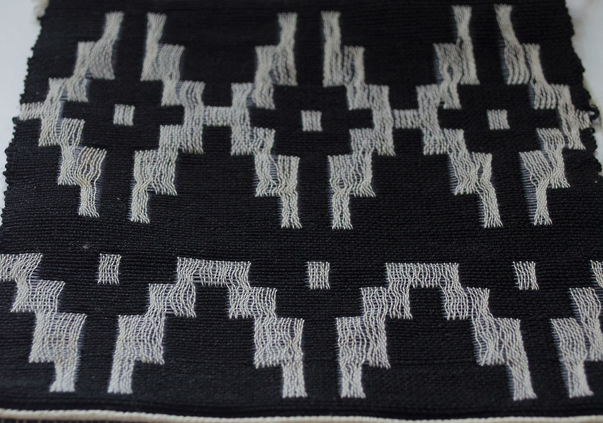 weaving Dobby loom double cloth