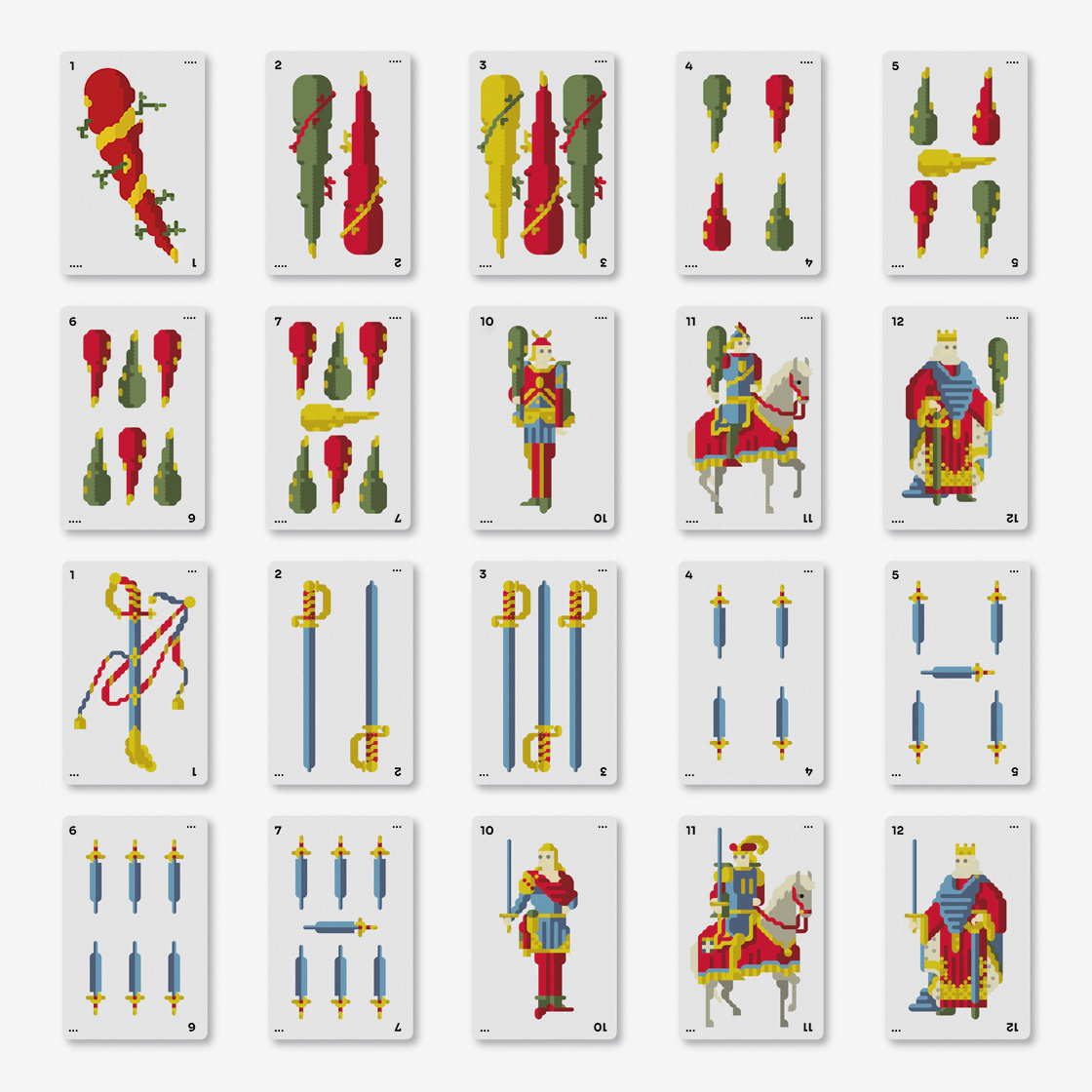 ilustracion fournier ilustration geometric design naipes Baraja baraja de cartas juegos de mesa mmartinstudio baraja española