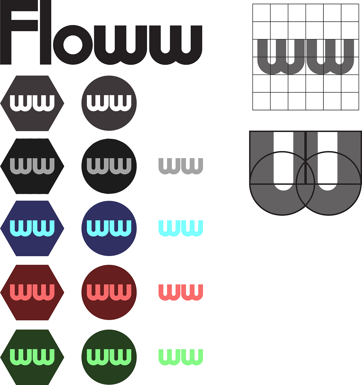 WW flow floww graphic design Illustrator InDesign photoshop