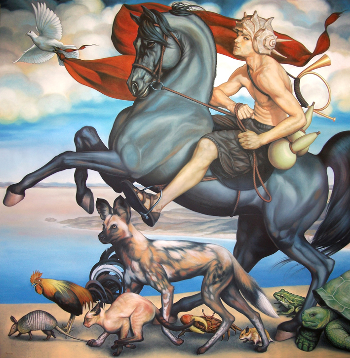 Oil Painting Fran Recacha figurative contemporary art