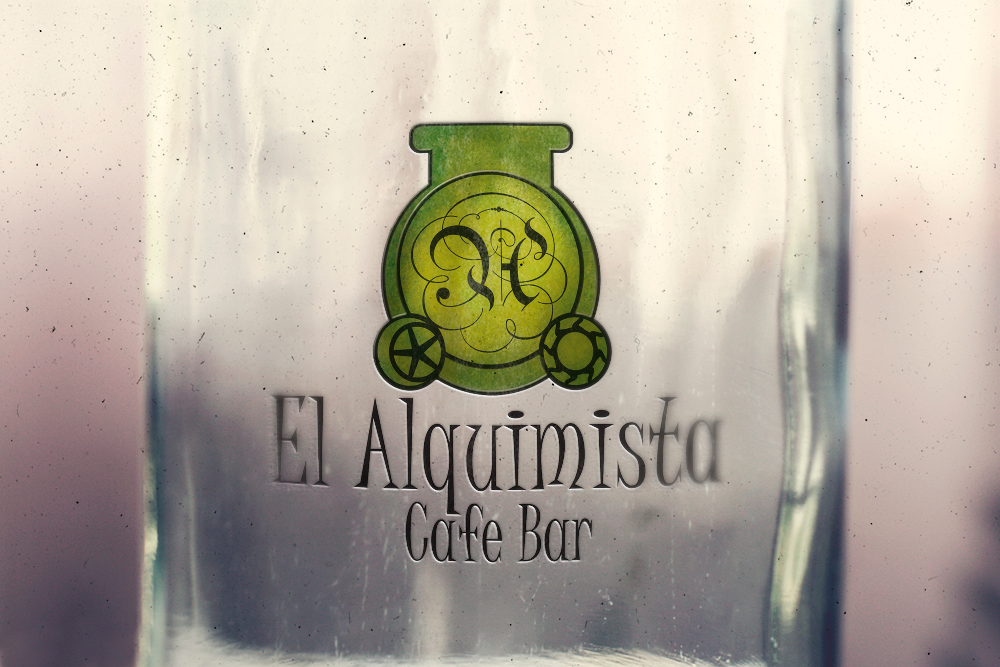 alquimista cafe bar logo identidad Logotipo