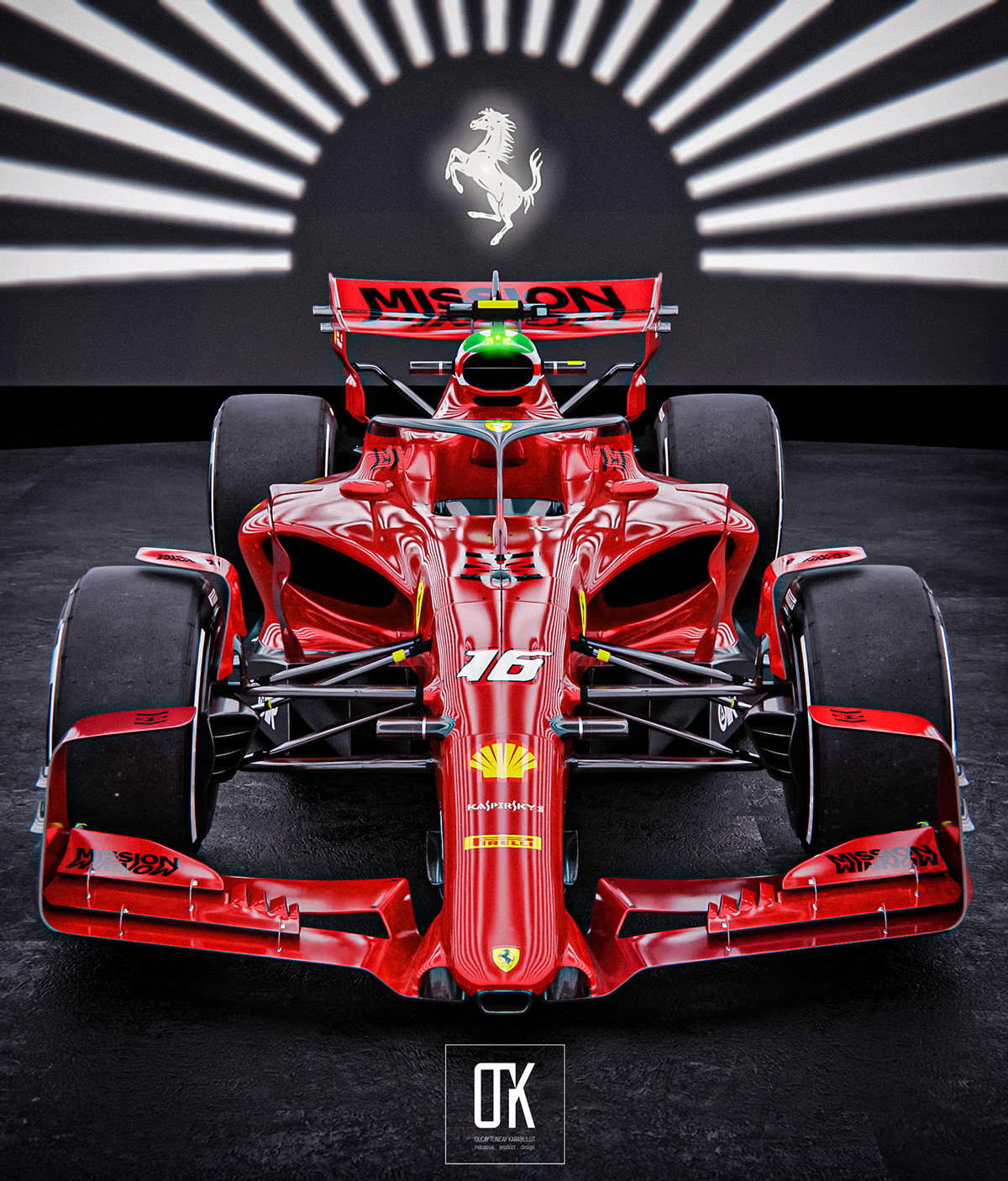 car concept design f1 FERRARI Formula 1 future GP Livery race car