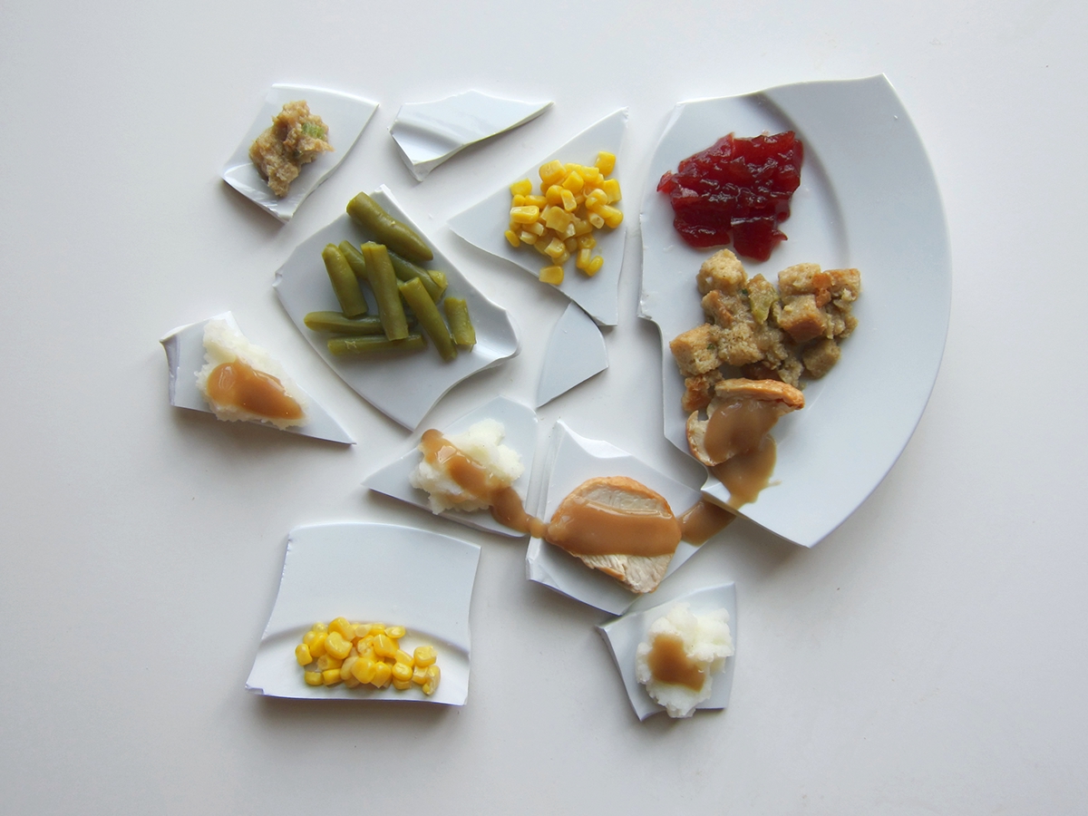 Food  thanksgiving art art history van gogh mondrian clever plates dinner pollock Picasso Rothko series food styling
