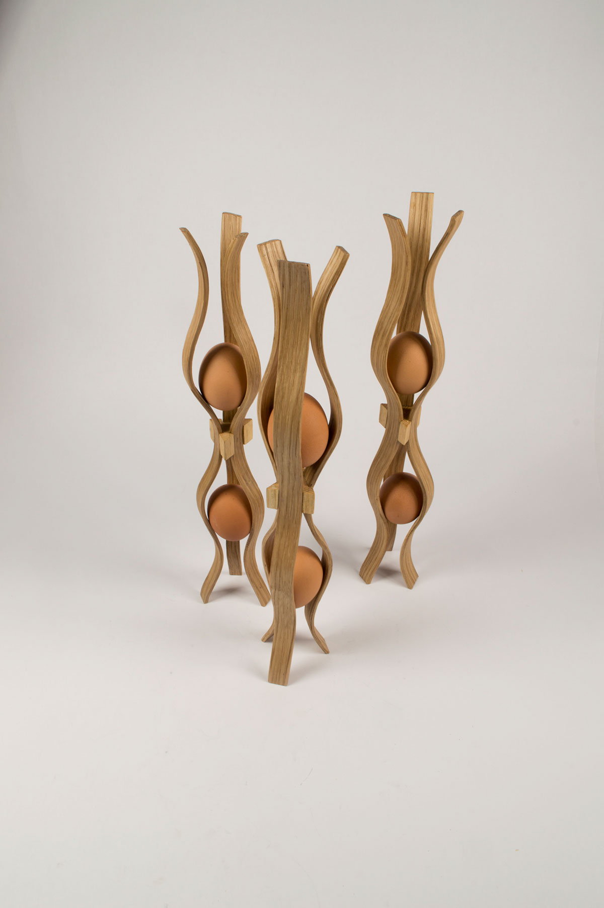 wood Lamination egg risd industrial design  sculpture design