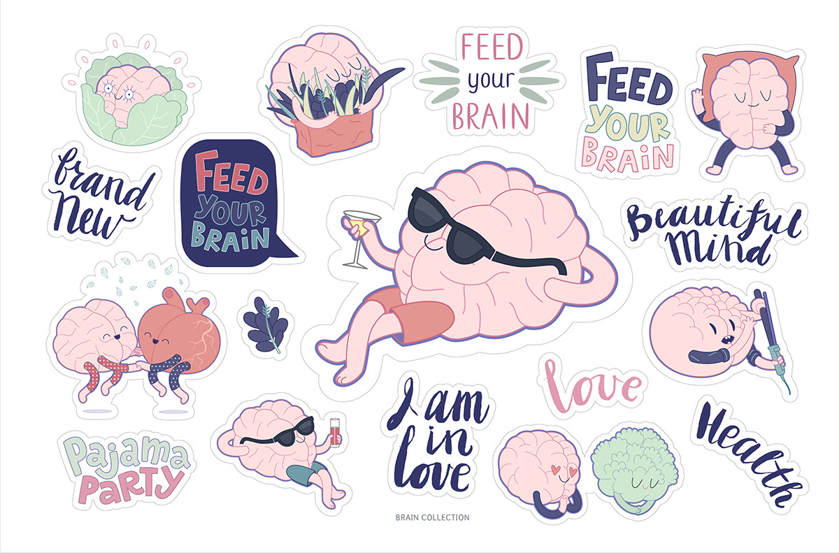 brain vector stock Shutterstock buy download cartoon Character development design