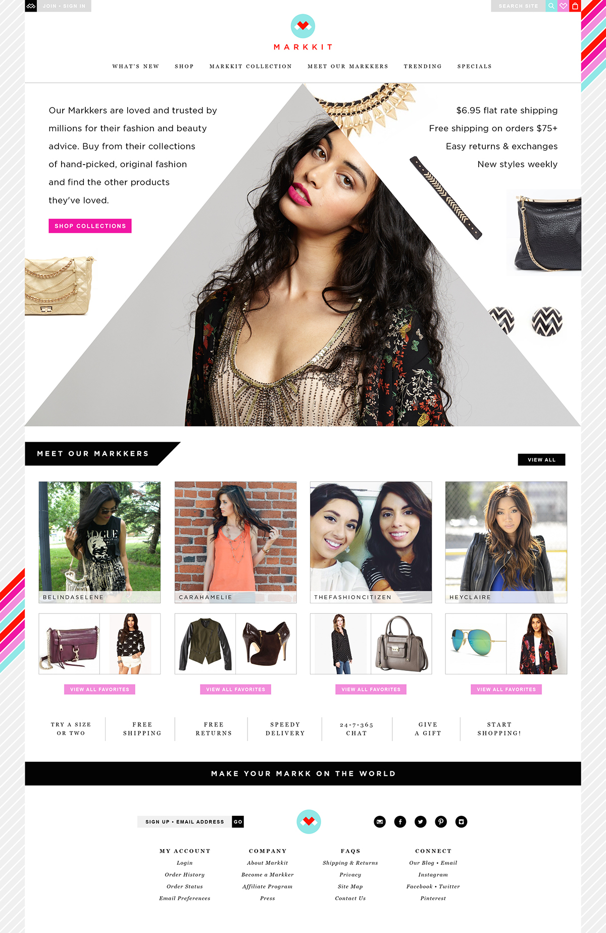 Adobe Portfolio apparel fashion design markkit Website Design ui design UX design