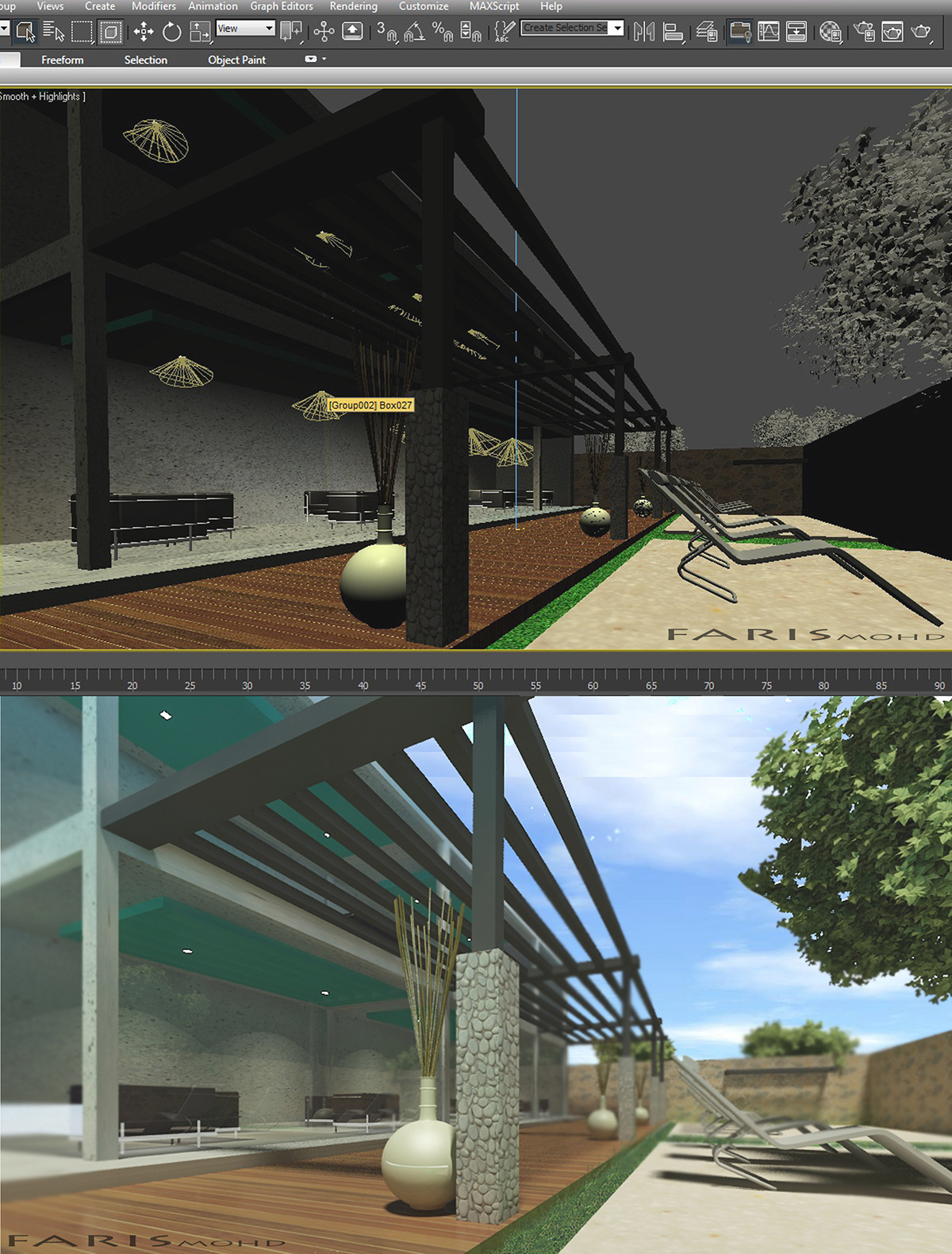 3d Architectural visualizer n Interior