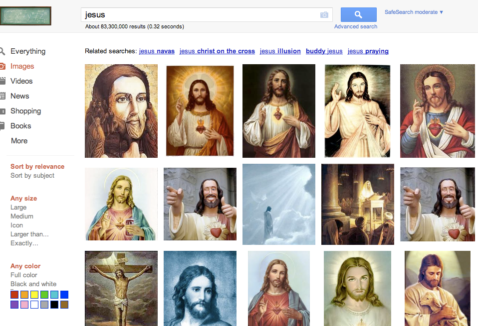 jesus iconic Transparency derrida frame google reframe religion psyche