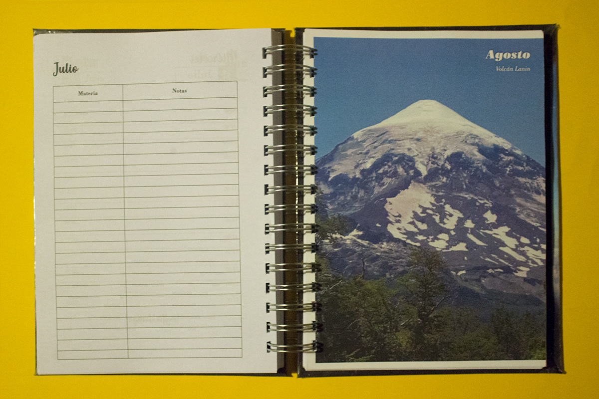 agenda calendar calendario notas notes pointing book diseño gráfico editorial señalador