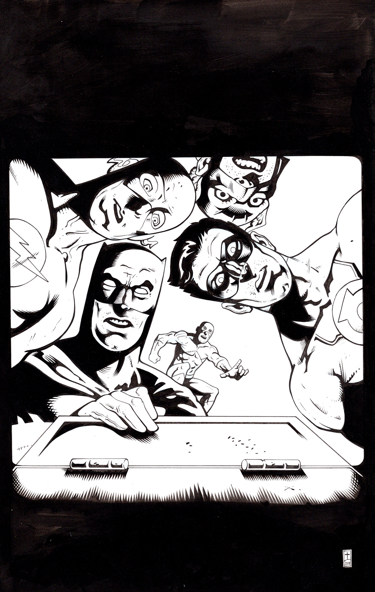 batman colorist comic art comic artist comic cover Green Lantern inks justice league pencils год