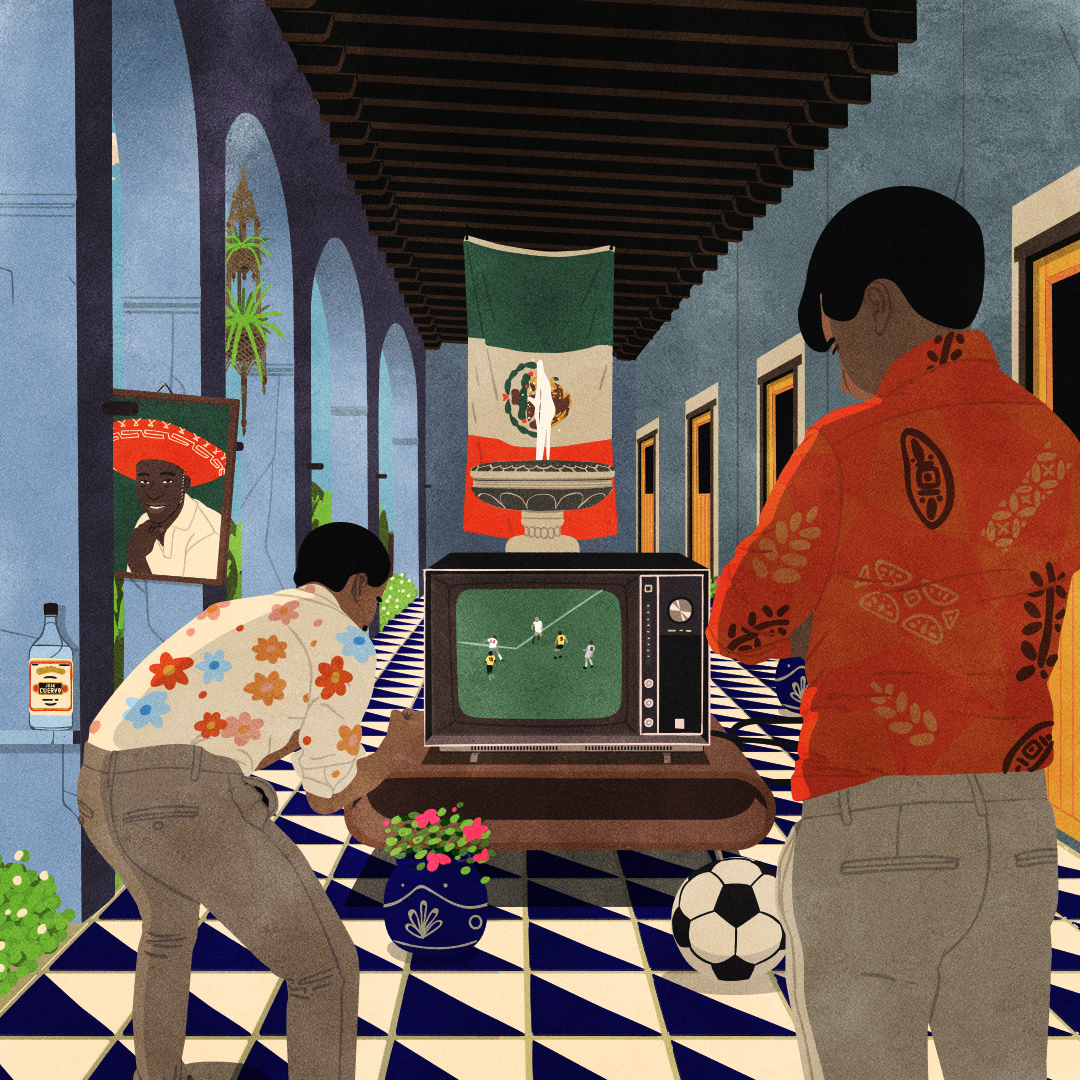 world cup football soccer ILLUSTRATION  animation  sport Travel television Scenes