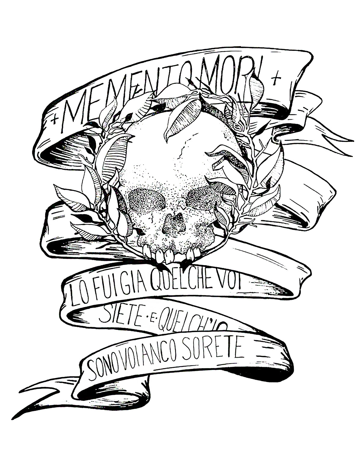 tattoo design memento mori design