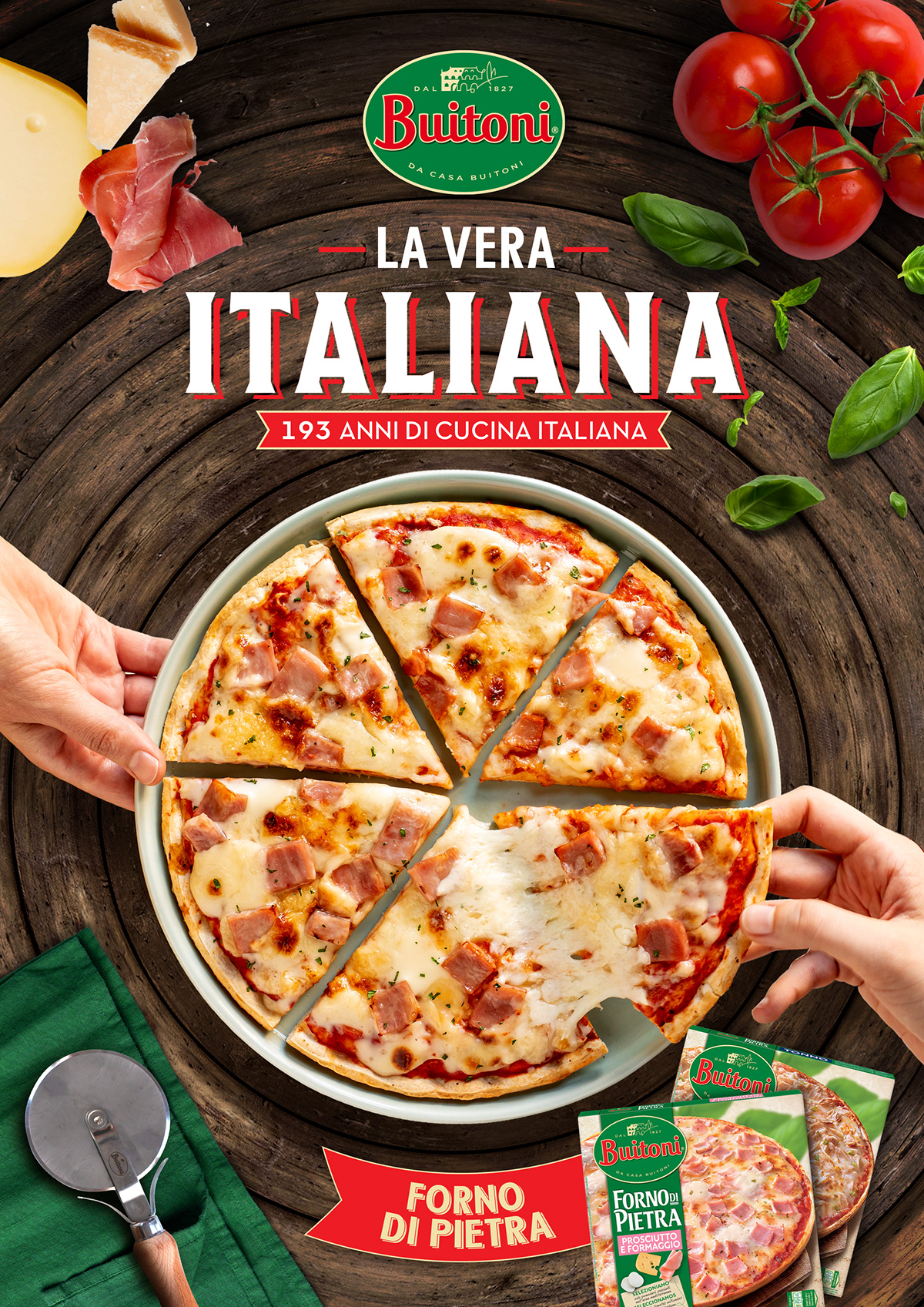 Advertising  buitoni graphic design  Italian food Pizza Propaganda publicidad publicidade