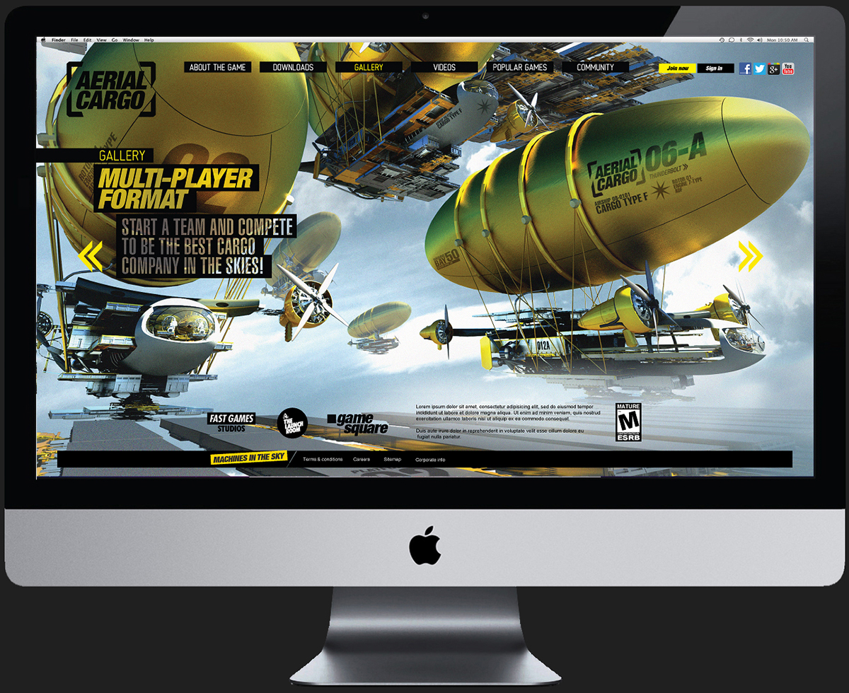 game branding Website Design