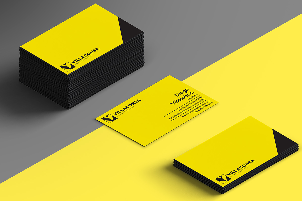 construction yellow villaconsa professional identity contemporary fresh