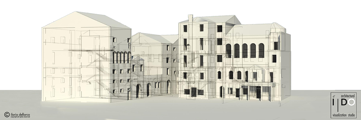 apml rendering Venice renovation 3D modellisation