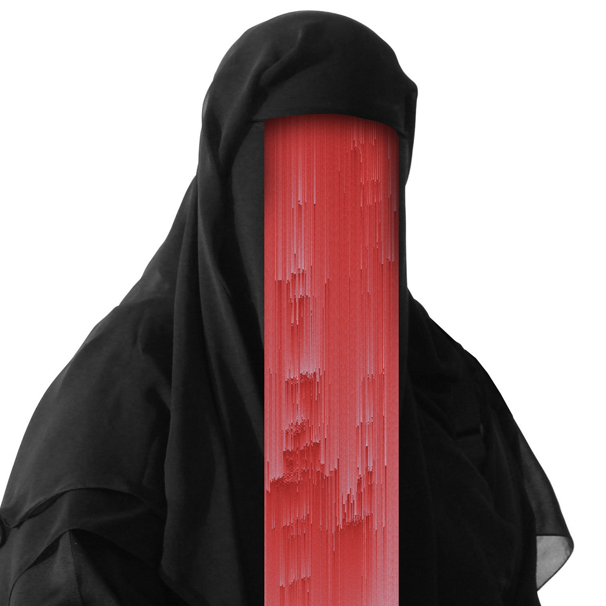 burqa Veil nun creepy Glitch gabibbo