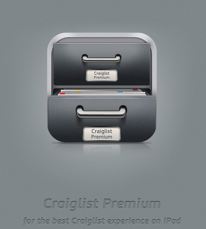 craiglist  ipad premier UI ux design apple Interface mobile ios Custom