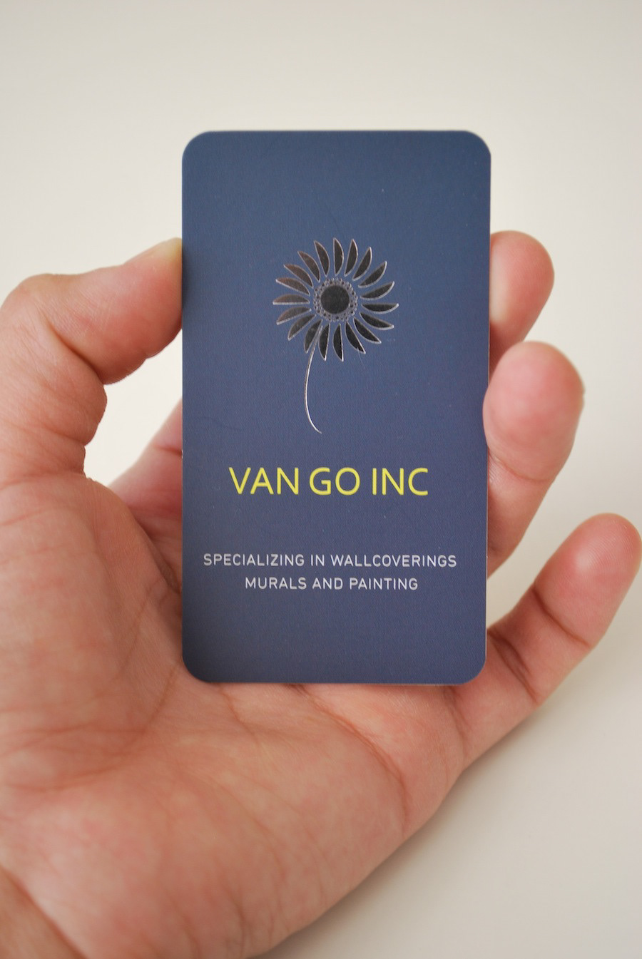 Business Cards foil stamping Van Go Inc