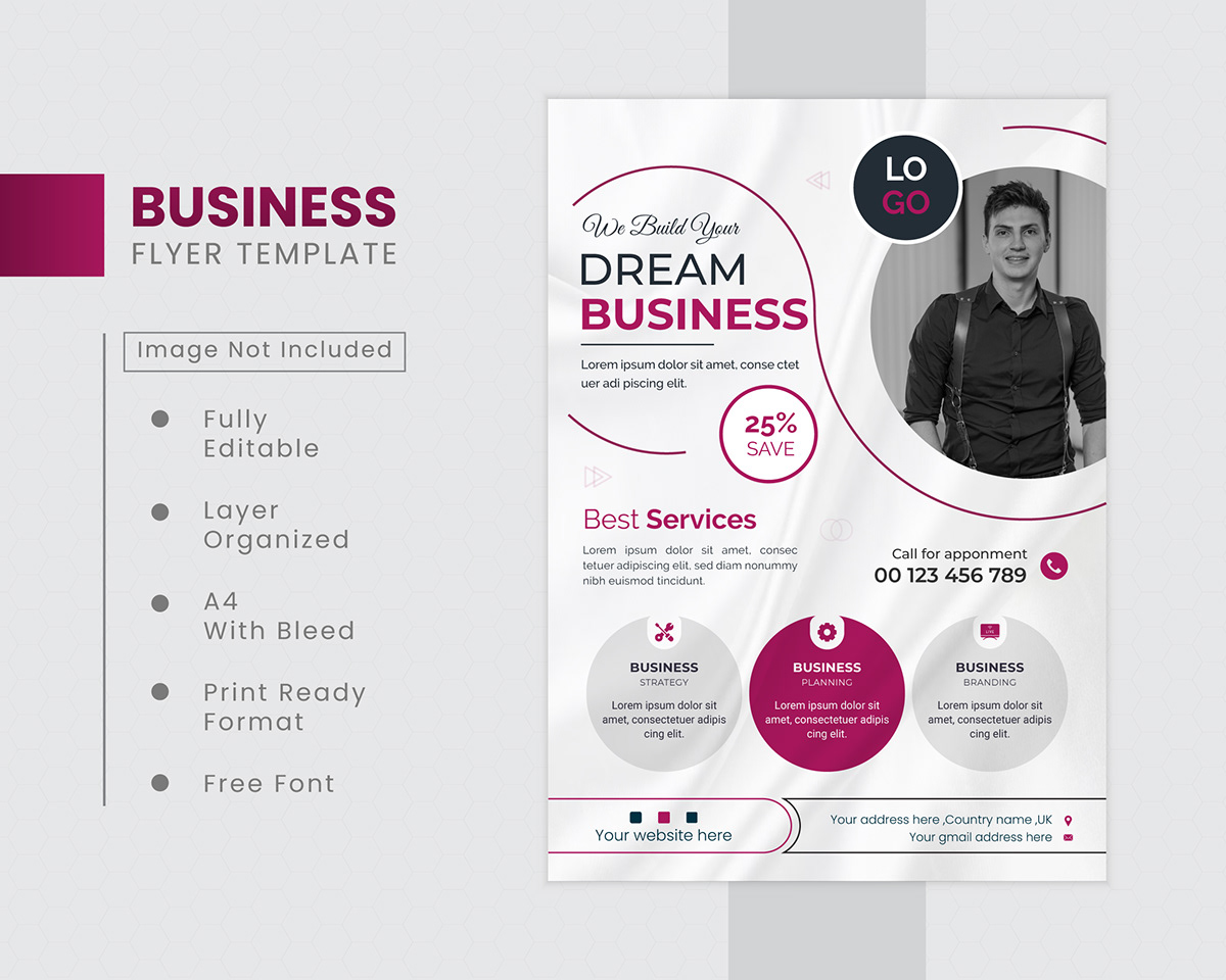 graphics design business flyer flyer corporate marketing   Advertising  adobe illustrator vector design branding 