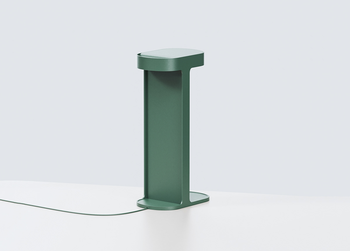 green Lamp lighting minimal mood object recto simple partition tray