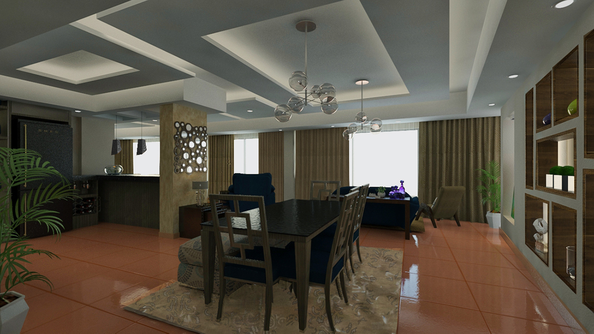 3D max' design FF&E Interior