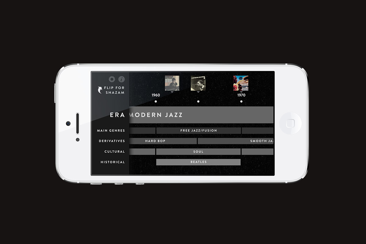JAZZIN jazz timeline history culture Musical application