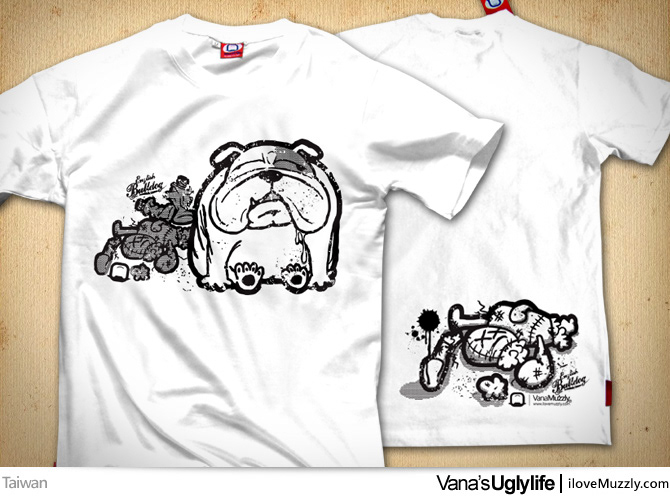 billdog english taiwan dog puppy tee t-shirt graphic