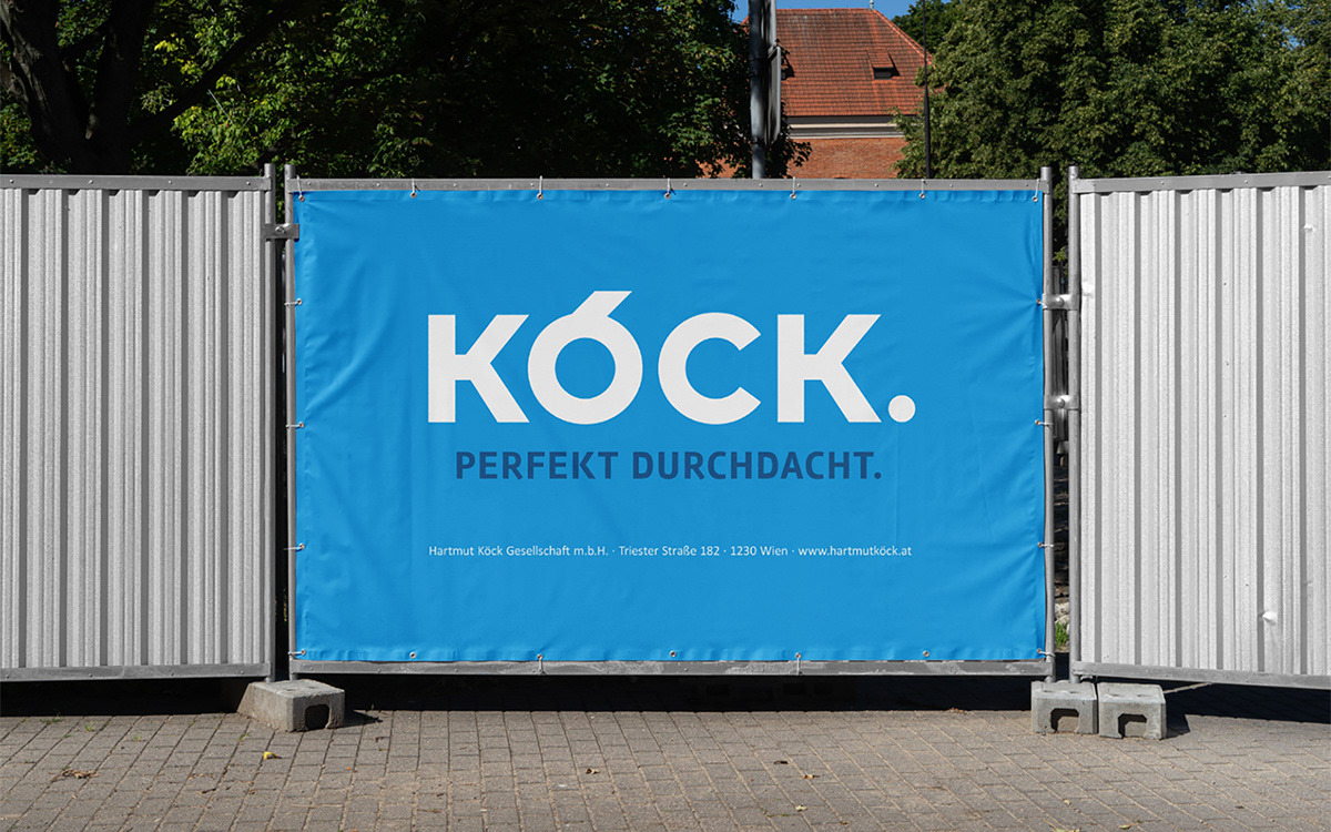 Banner with KÖCK Logo