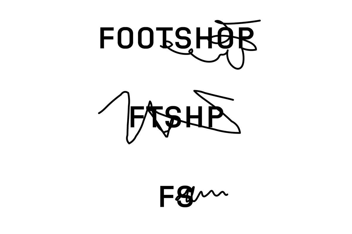 Custom foot medium footshop ILLUSTRATION  Kanye West michael dolejš open system scribbble studio najbrt visual identity