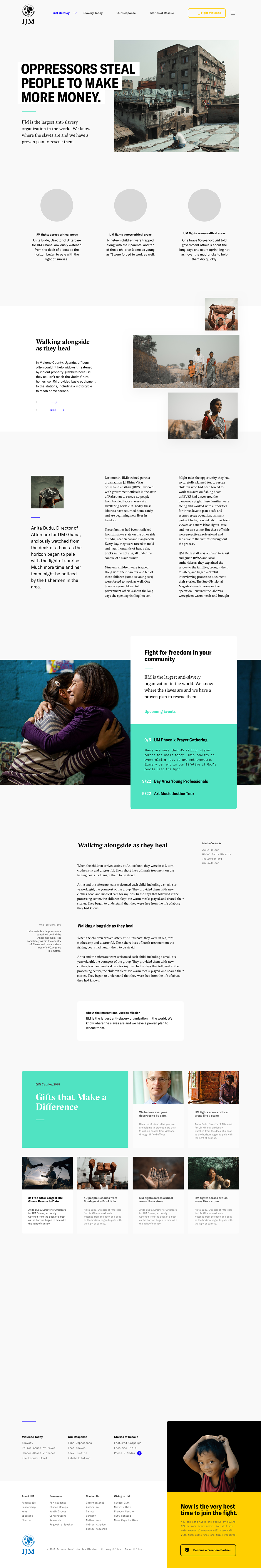 storytelling   Content Marketing interactive non-profit NGO Humanitarian