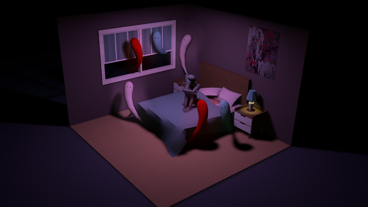 3D 3d animation 3d modeling cinema 4d mental health social anxiety social anxiety disorder