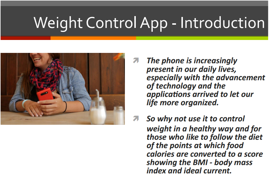 app controle de peso