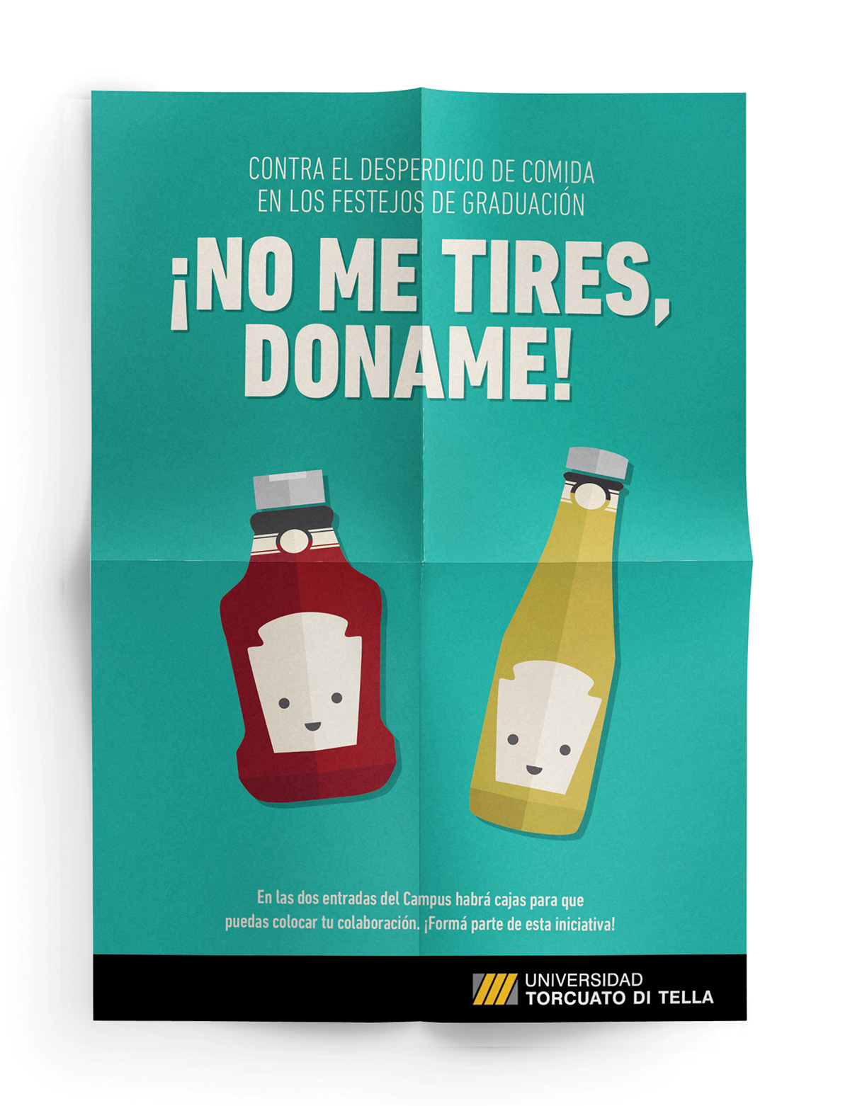 Campaña donación di tella ilustracion diseño gráfico afiche