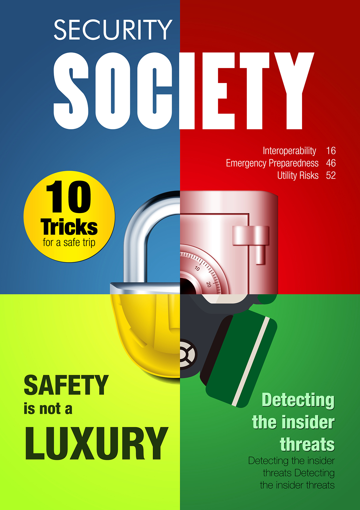 Magazine Cover security magazine cover print