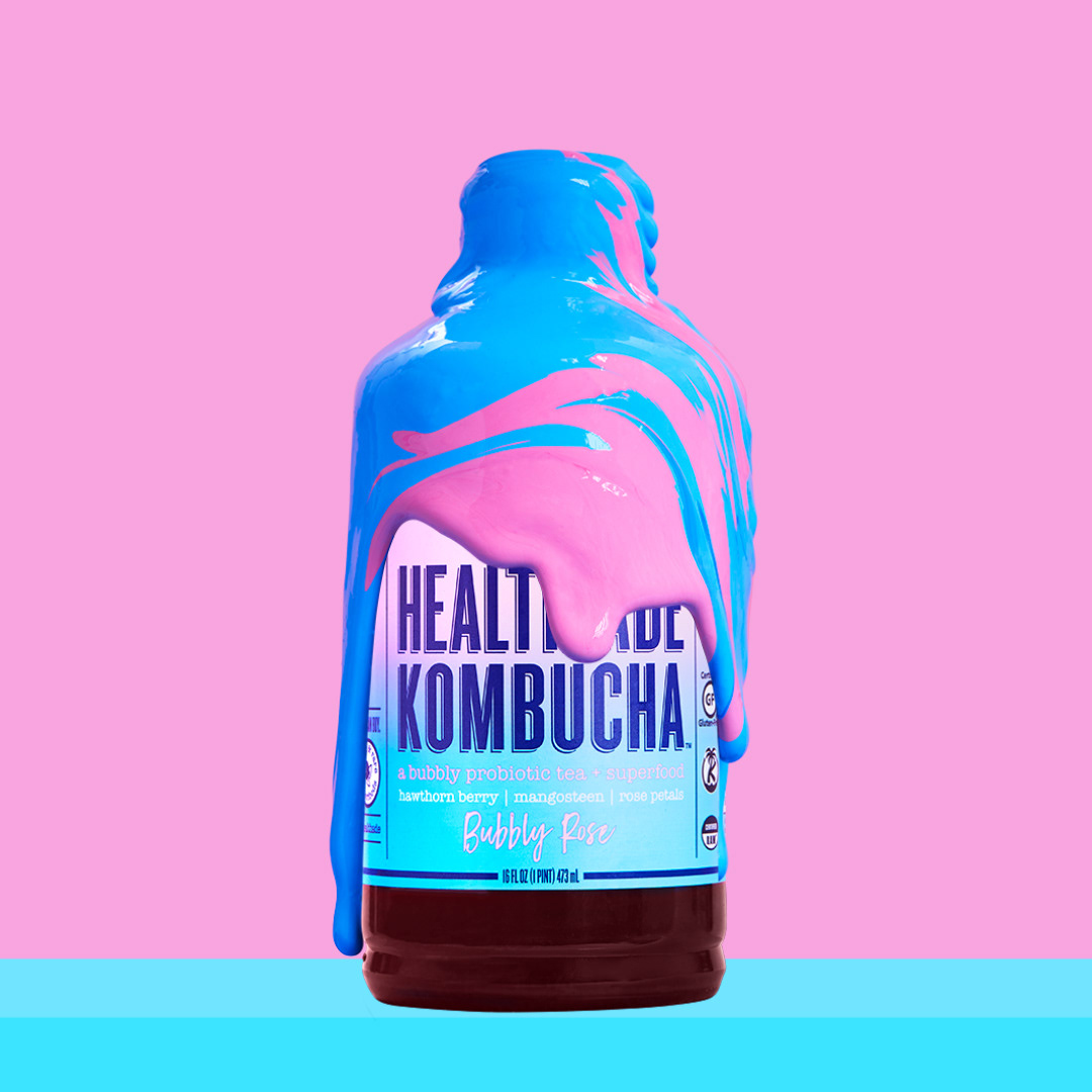 rose kombucha tea drink stopmotion healthy pint oddlysatisfying pink blue