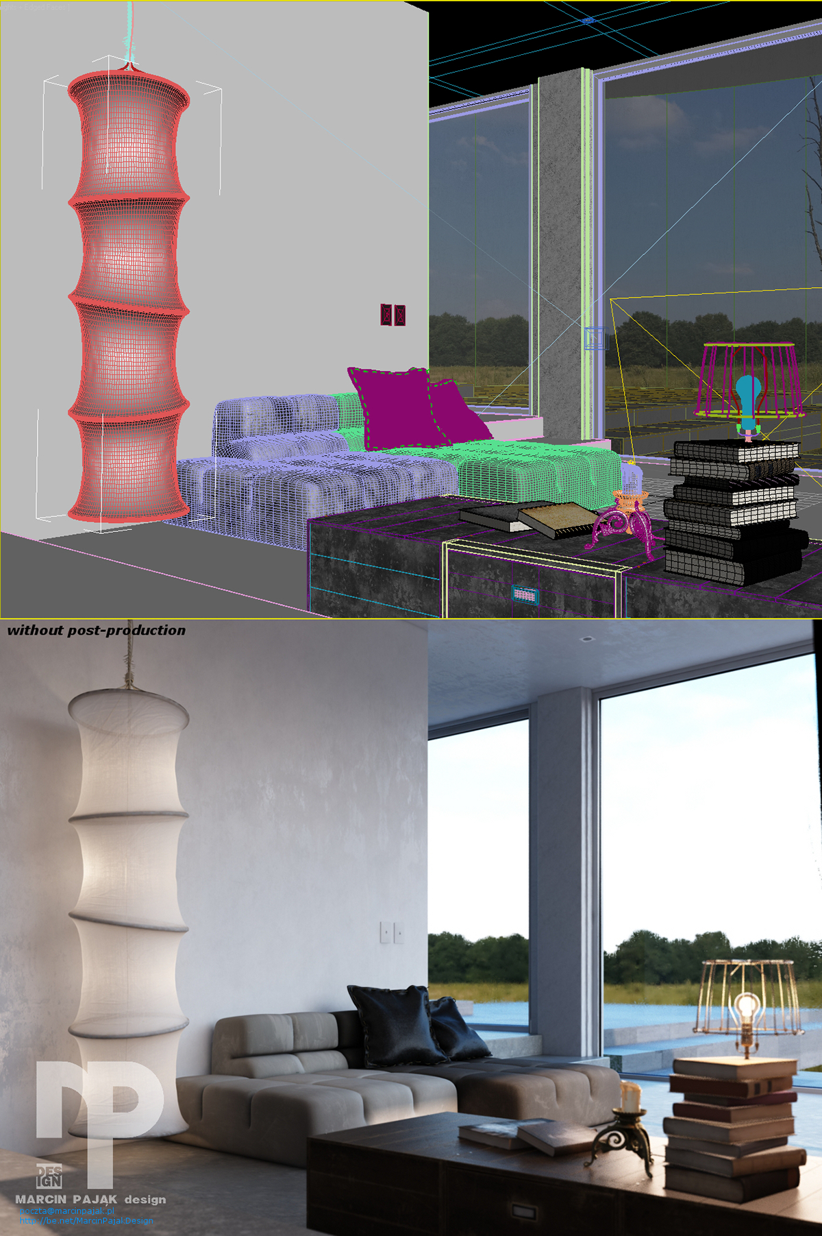3D visualization Interior design