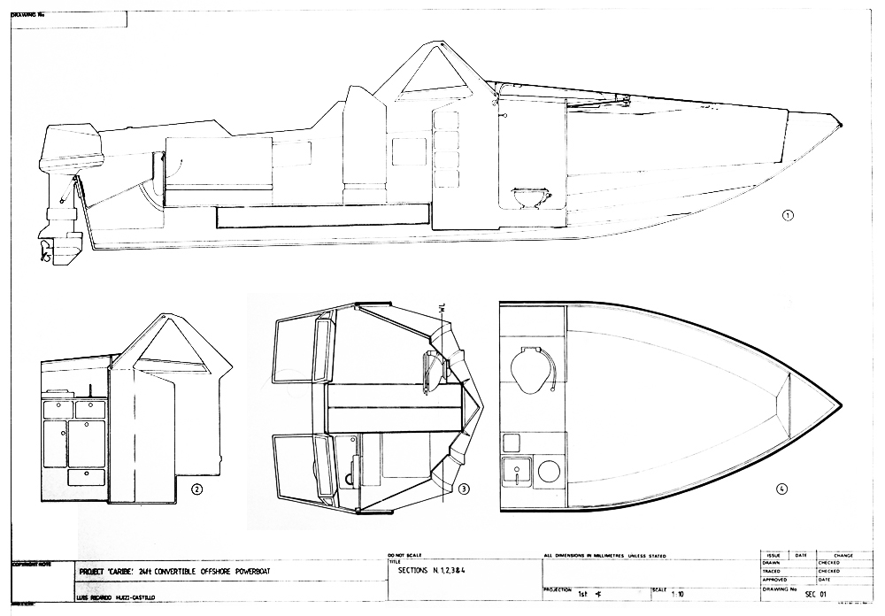 boat design offshore naval convertible Boats