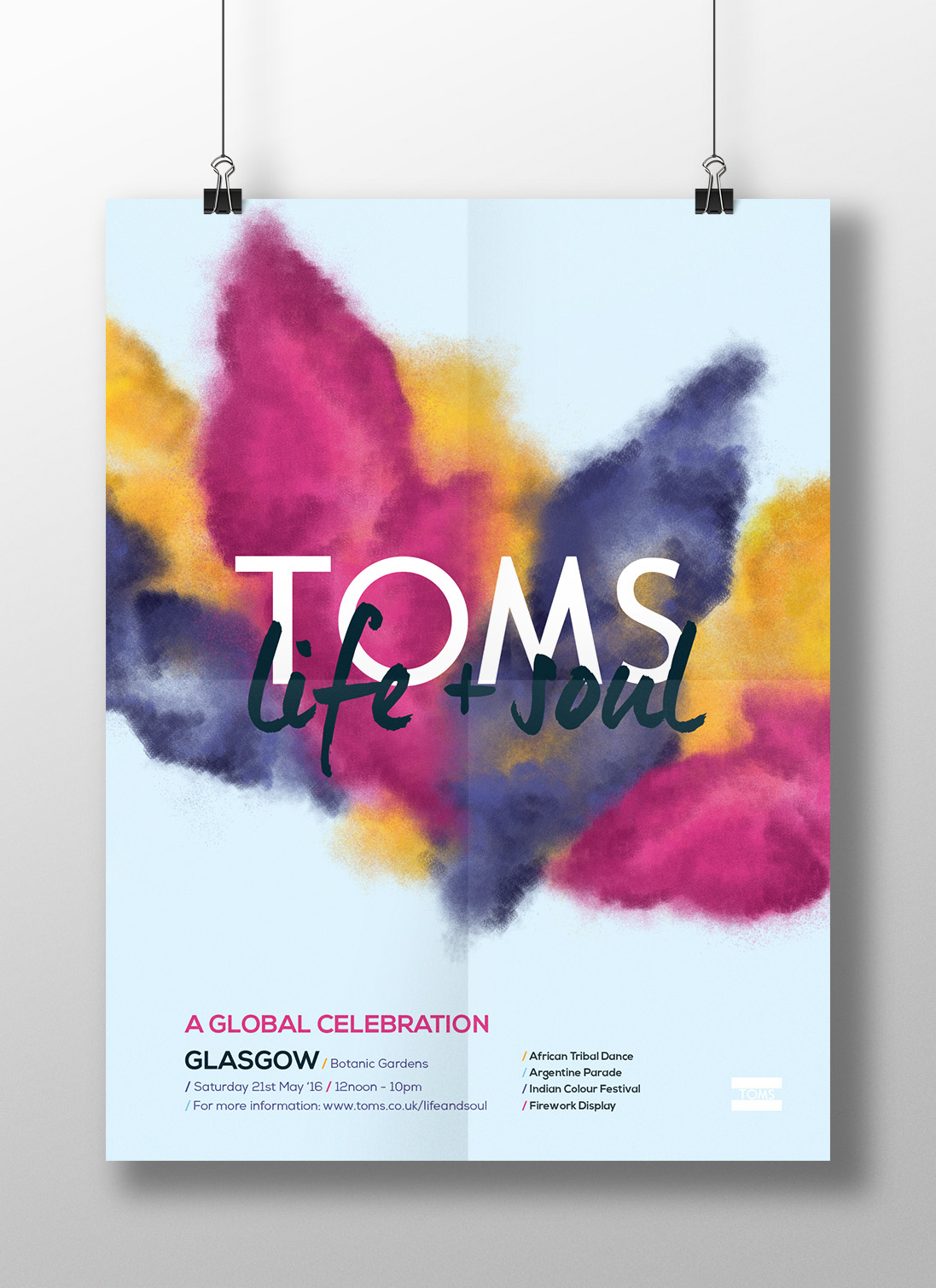 D&AD TOMS festival branding festival Periscope colour photoshop Life and soul