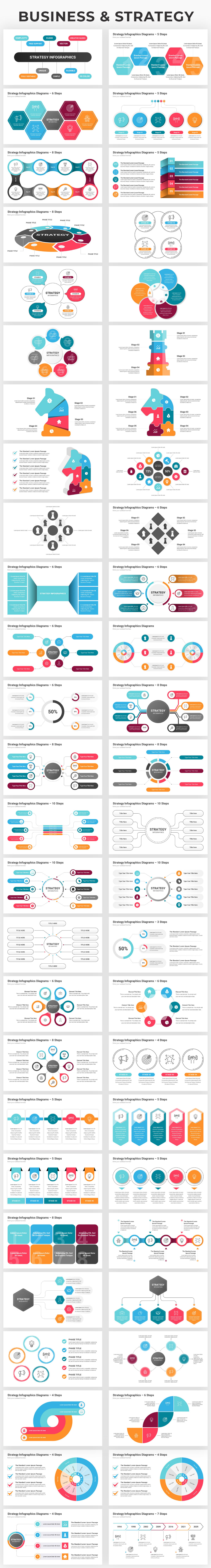 Infographics Complete Bundle PowerPoint Templates - 7